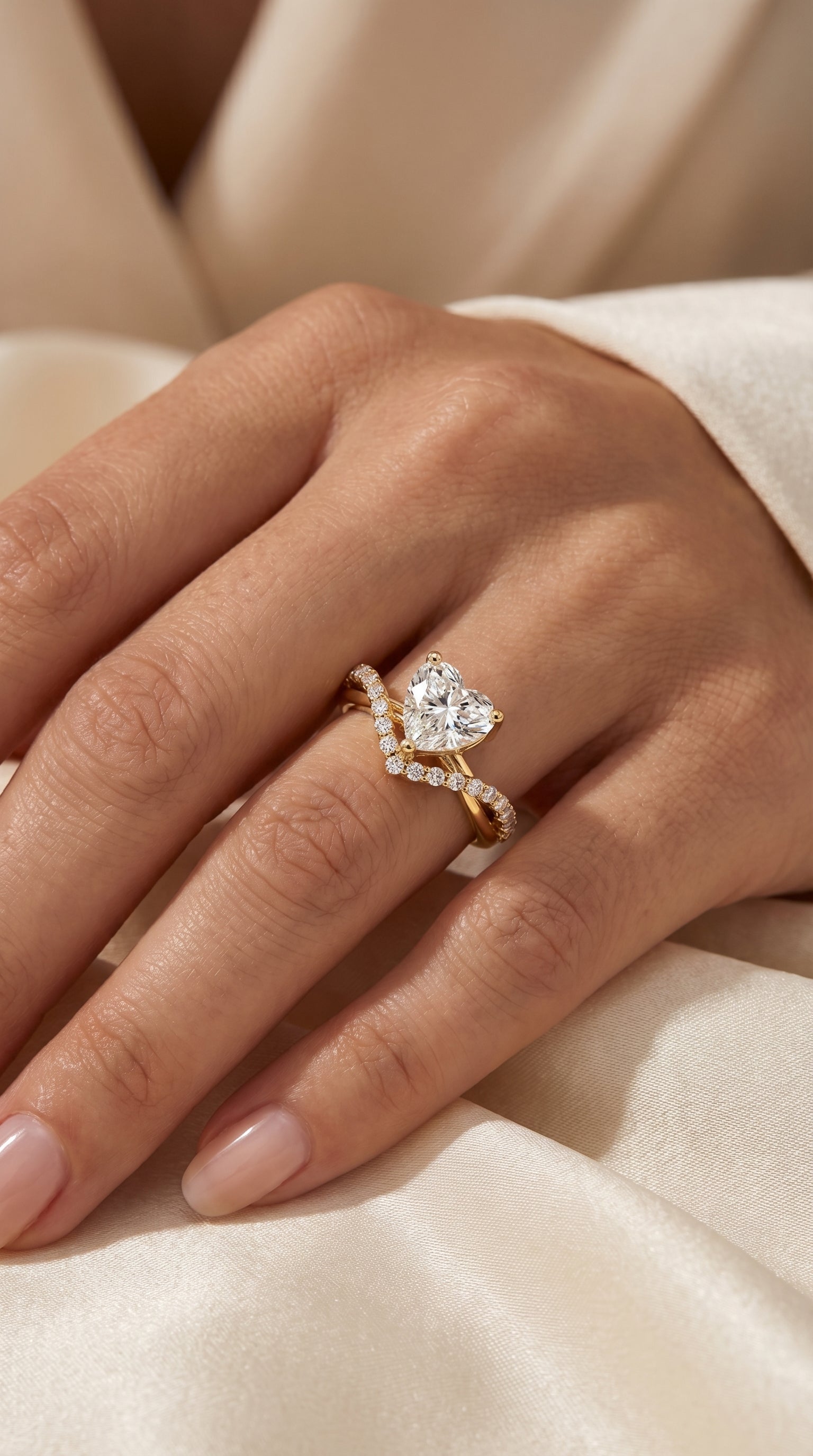 Vow point Heart Ring