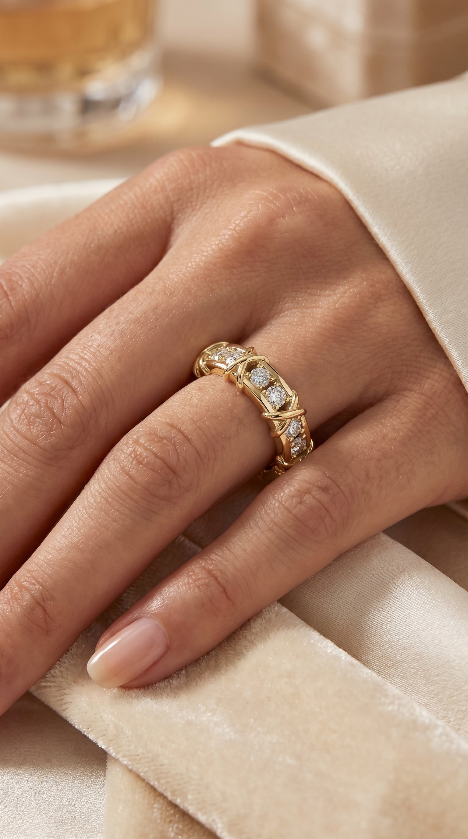 Celtic Trinity Knot Wedding Band