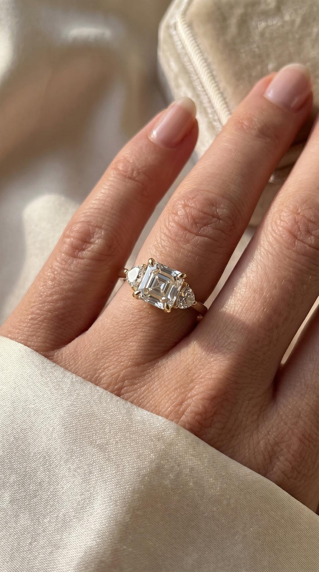 Regalia Steps Asscher Ring
