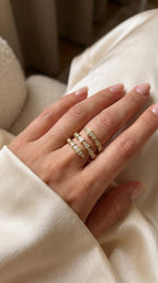 Diamond Studded Serpenti Viper Finger Curved Ring ( 1.40 - 1.60 ct. )