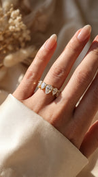 Eternal Glow Pear Cut Diamond Ring