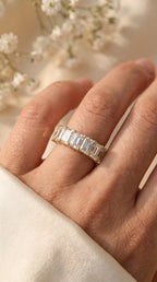 Timeless Luxury Emerald Shape Diamond Ring
