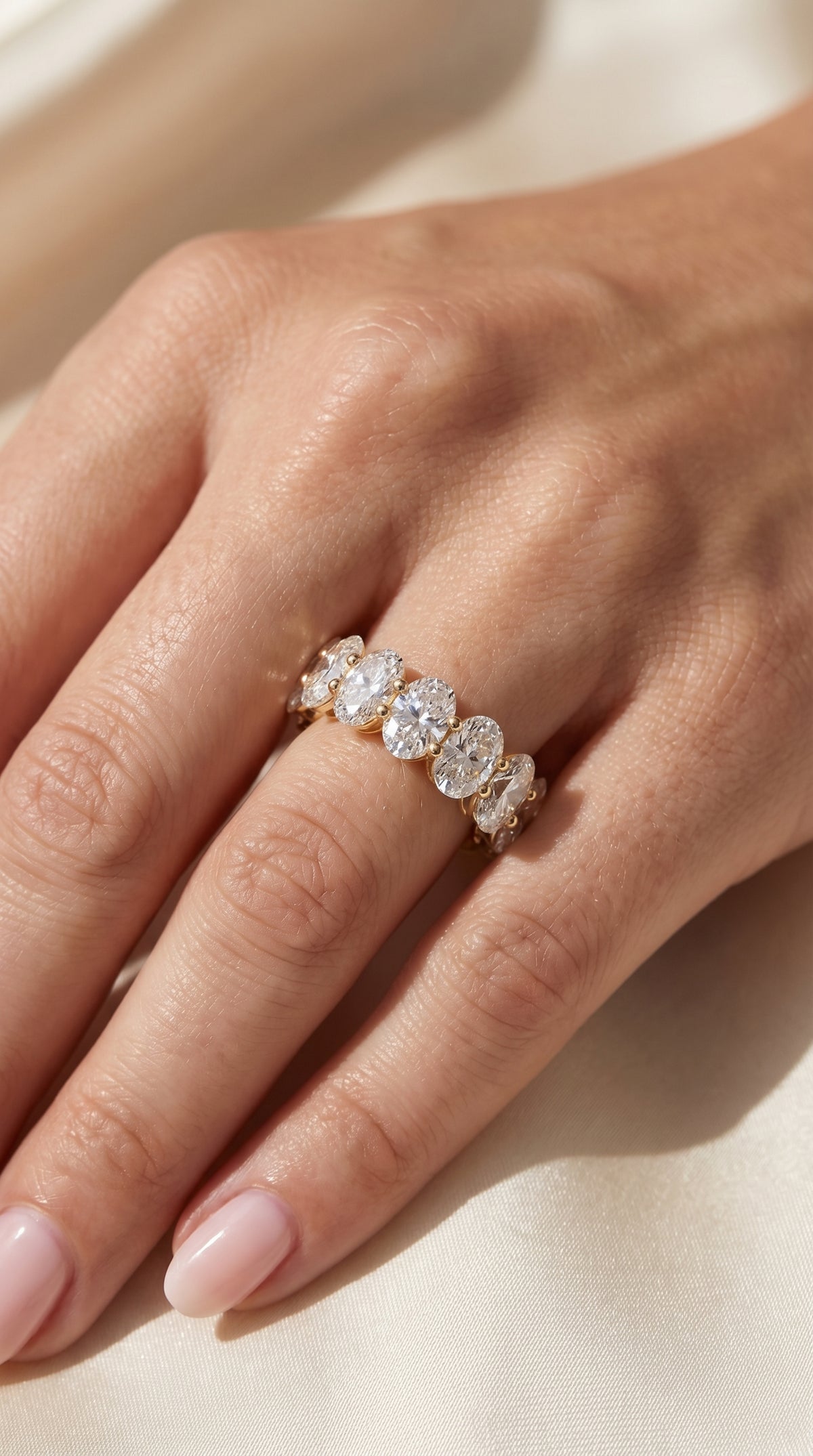 Forever Brilliant Oval Cut Diamond Ring