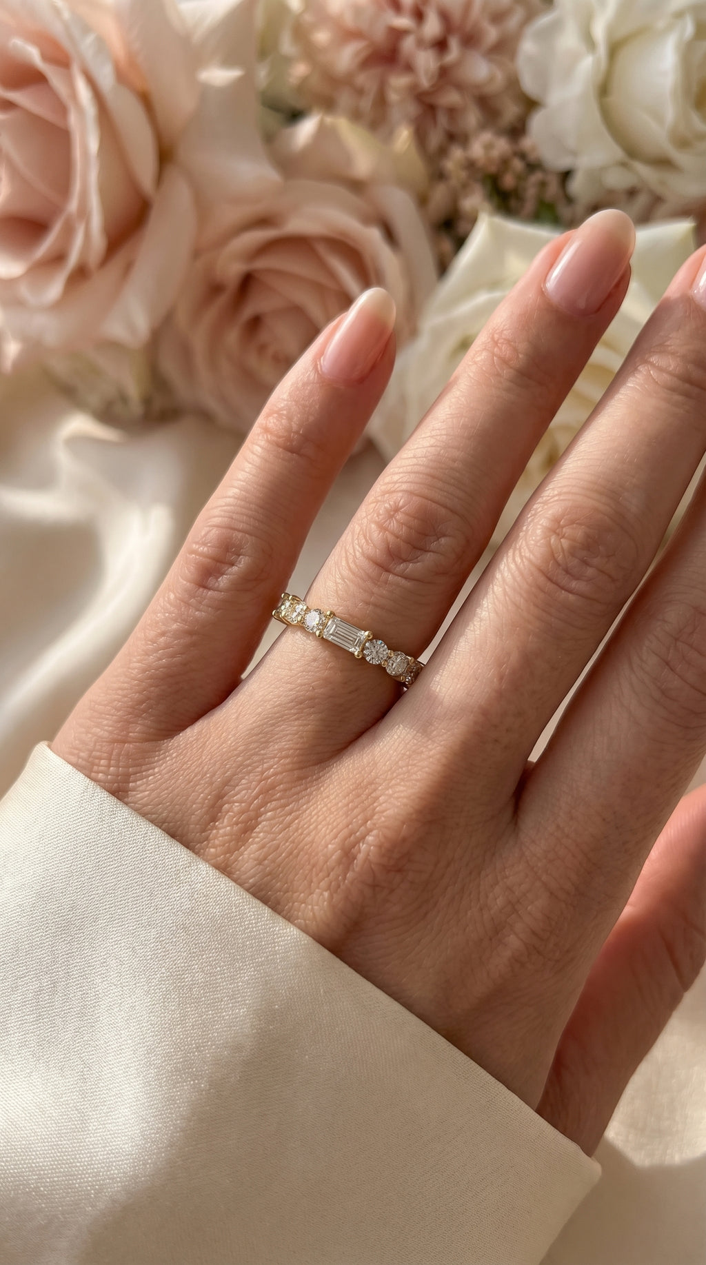 Eternal Geometry Mix Cut Diamond Ring
