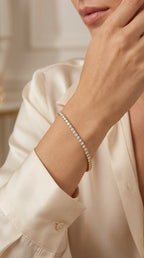 Timeless Round Diamond Tennis Bracelet