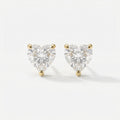Heart Diamond Earring Stud
