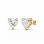 Heart Diamond Earring Stud
