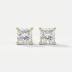 Princess Diamond Earring Stud