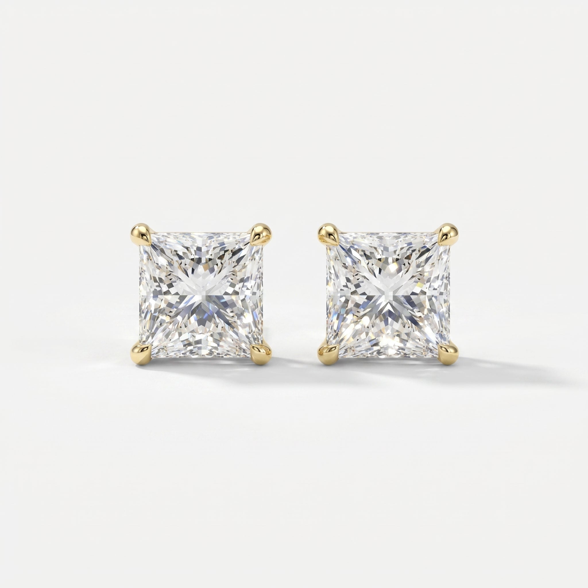 Princess Diamond Earring Stud