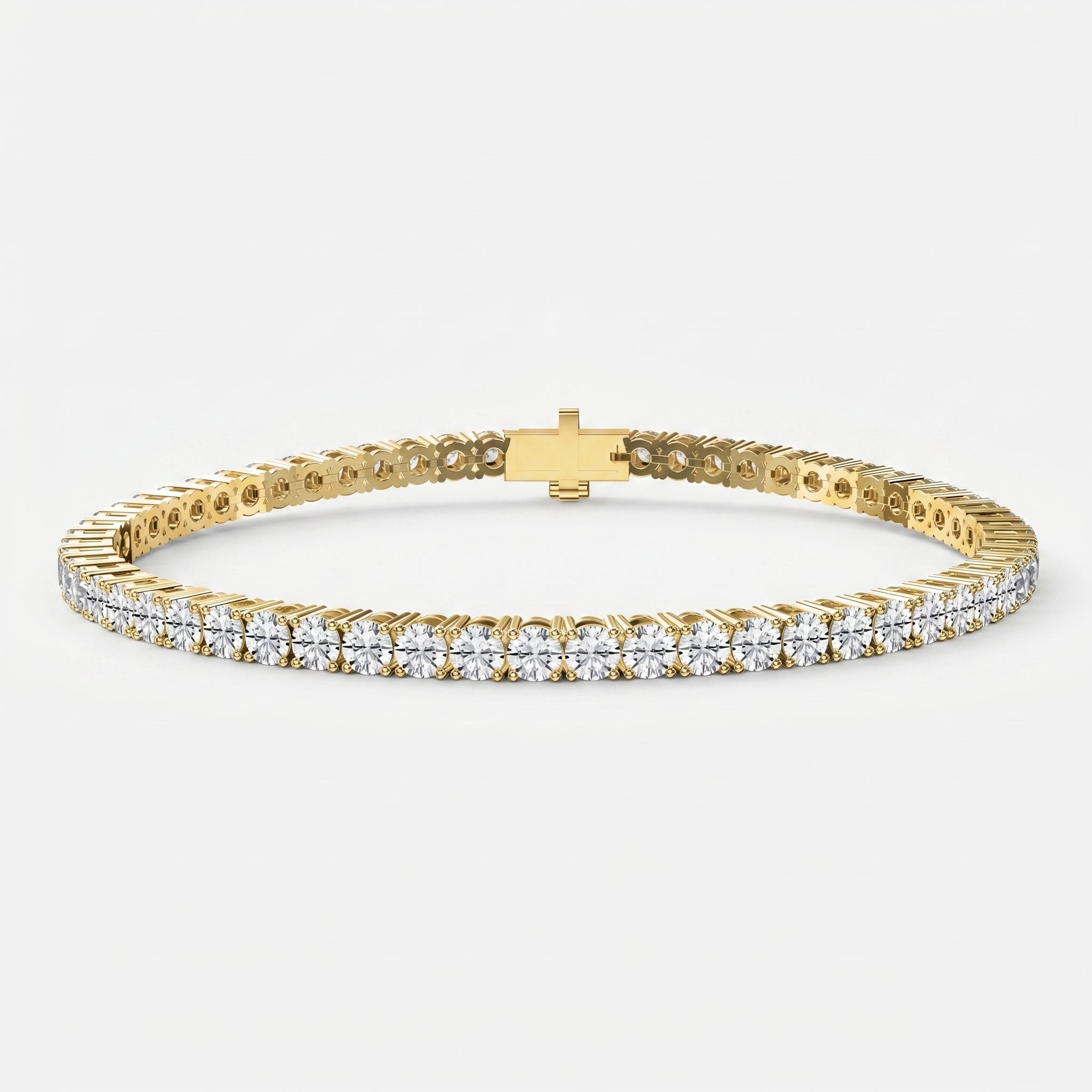 Round Diamond Tennis Bracelet