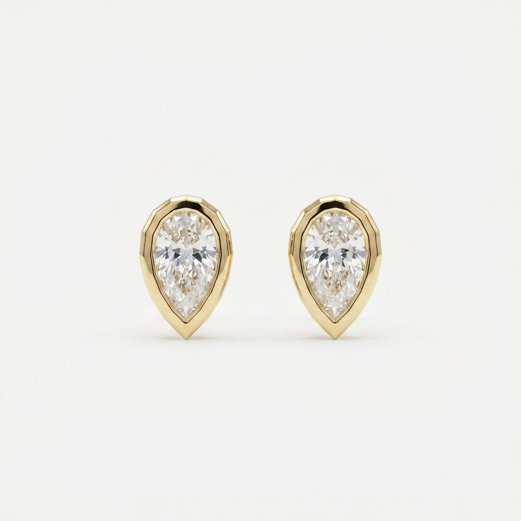 Bezal Bloom Diamond Earring Stud