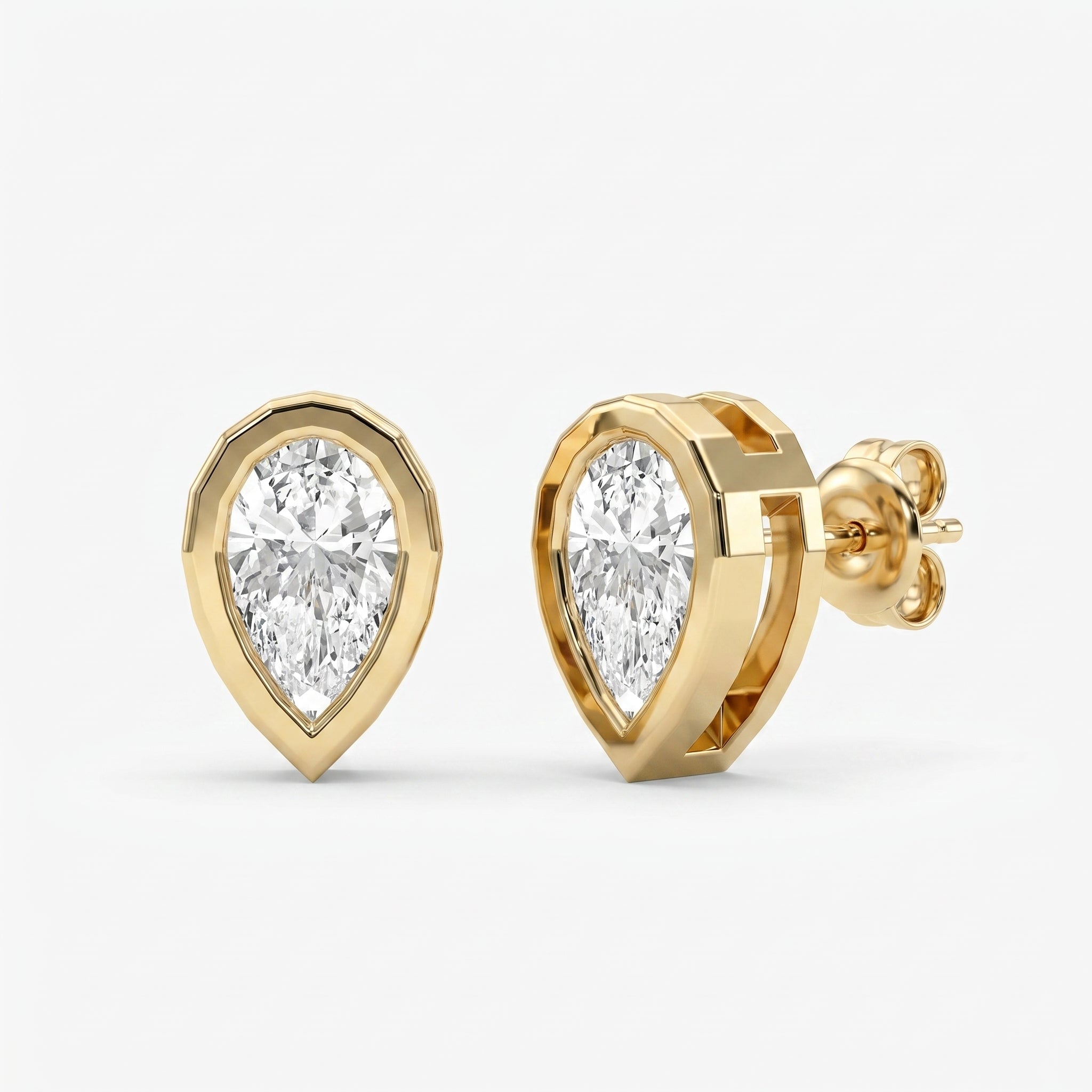 Bezal Bloom Diamond Earring Stud