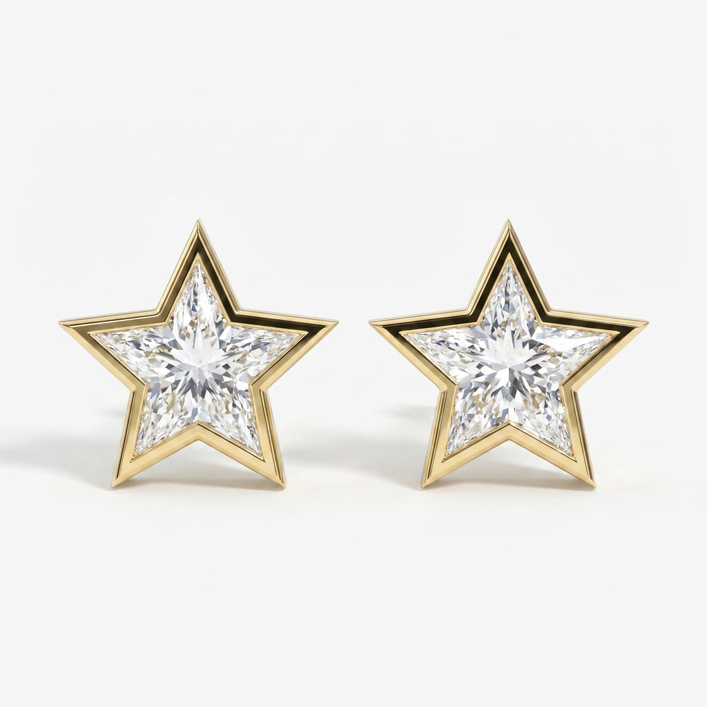 Kitestar Diamond Earring Stud
