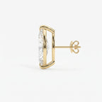 Marquise 2-Prong Lab-Grown Diamond Stud Earrings
