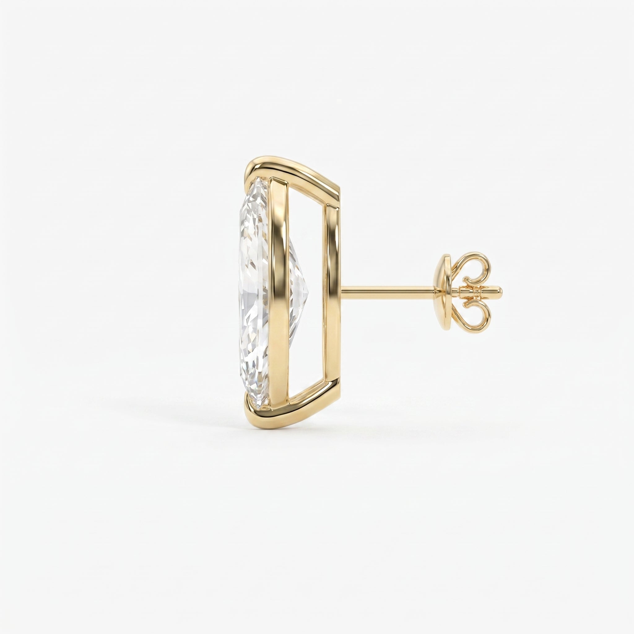 Marquise 2-Prong Lab-Grown Diamond Stud Earrings