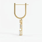 Hoops Inspired Drop Diamond Earring Fine Jewelry