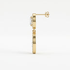 Elegant Multi Diamond Drop & Dangle Earring