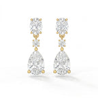 Elegant Diamond Drop Dangle Earring