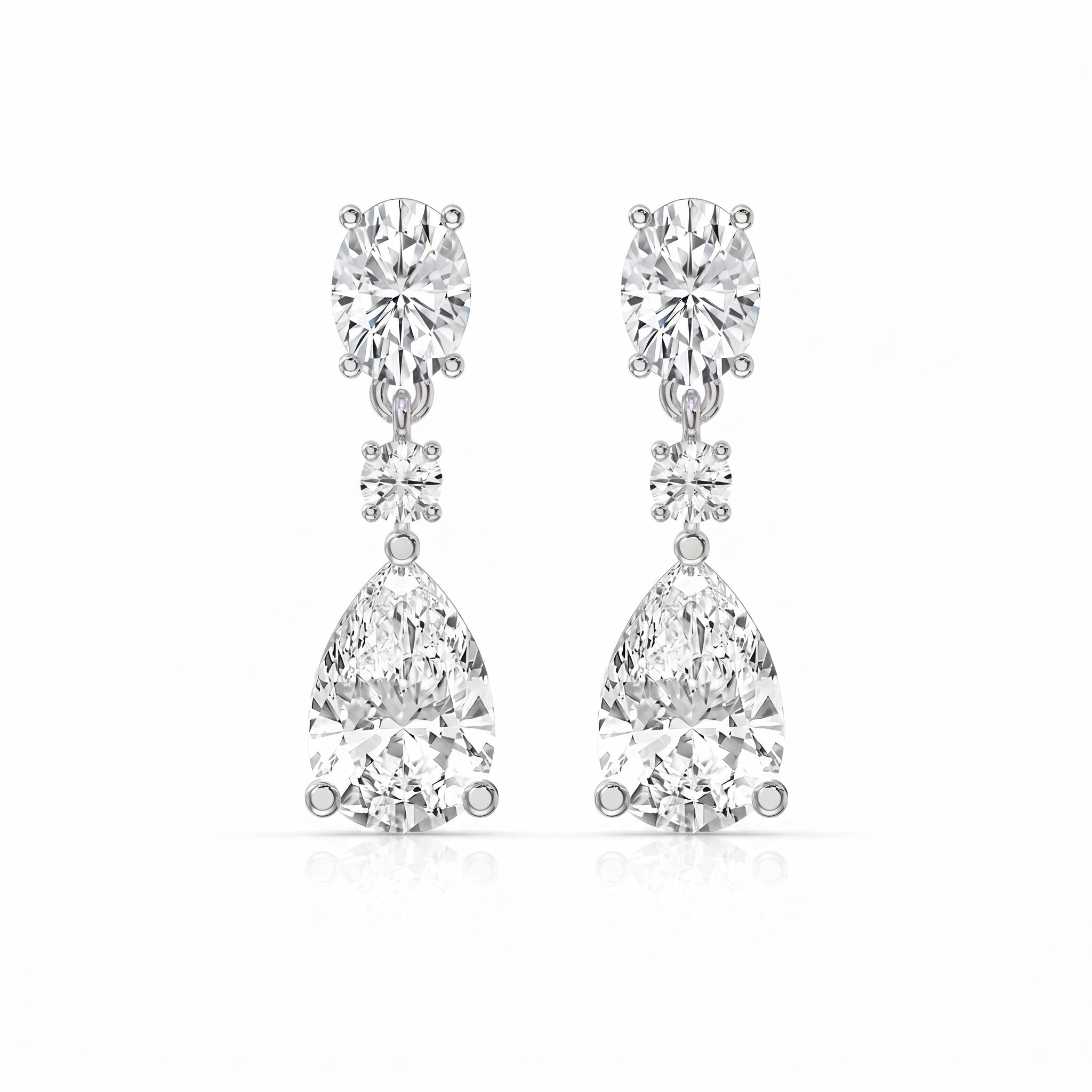 Elegant Diamond Drop Dangle Earring