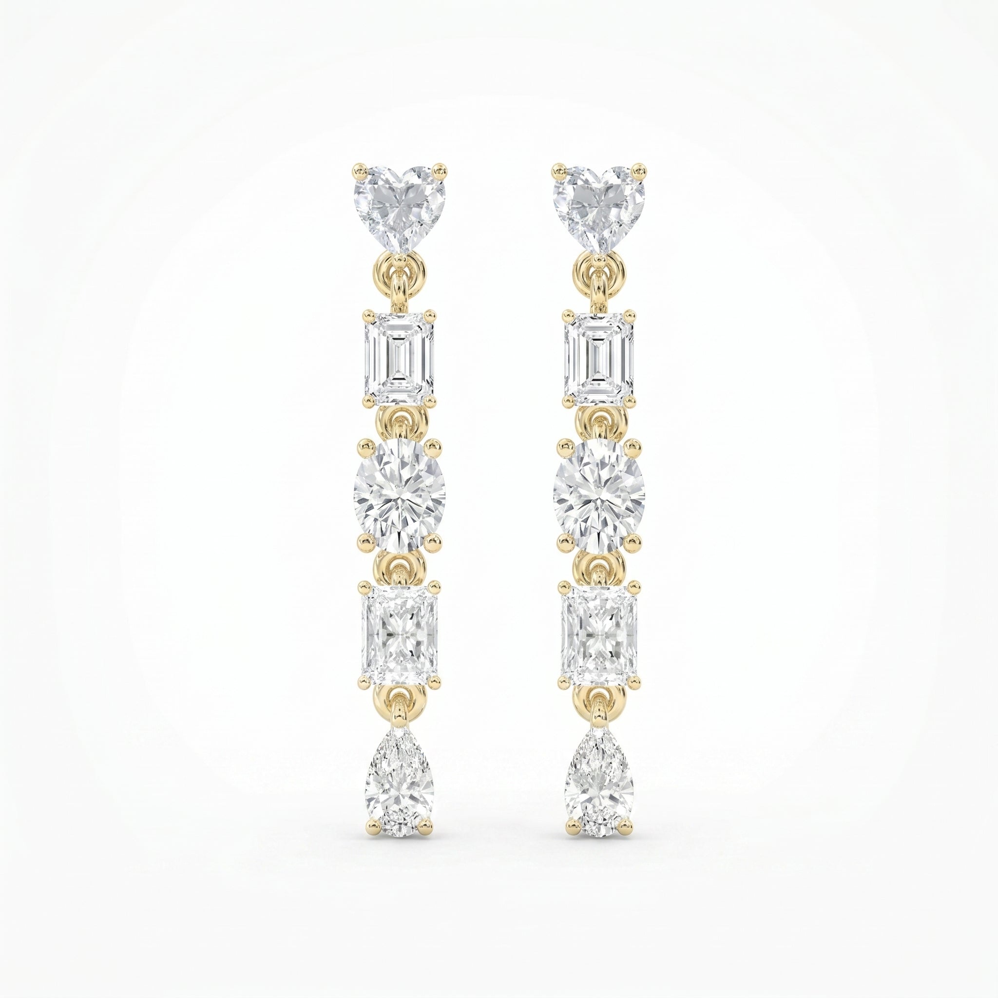 Elegant Multi Drop And Dangle Earring