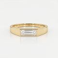 Haiden Bezel Setting Baguette Diamond Solitaire Ring