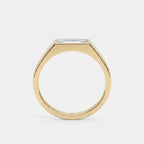 Haiden Bezel Setting Baguette Diamond Solitaire Ring