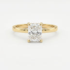 Luster Veil Radiant Hidden Halo Ring