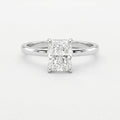 Luster Veil Radiant Hidden Halo Ring