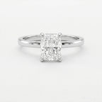 Luster Veil Radiant Hidden Halo Ring