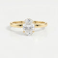 Vellore Aura Oval Hidden Halo Ring