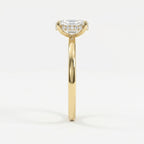 Vellore Aura Oval Hidden Halo Ring