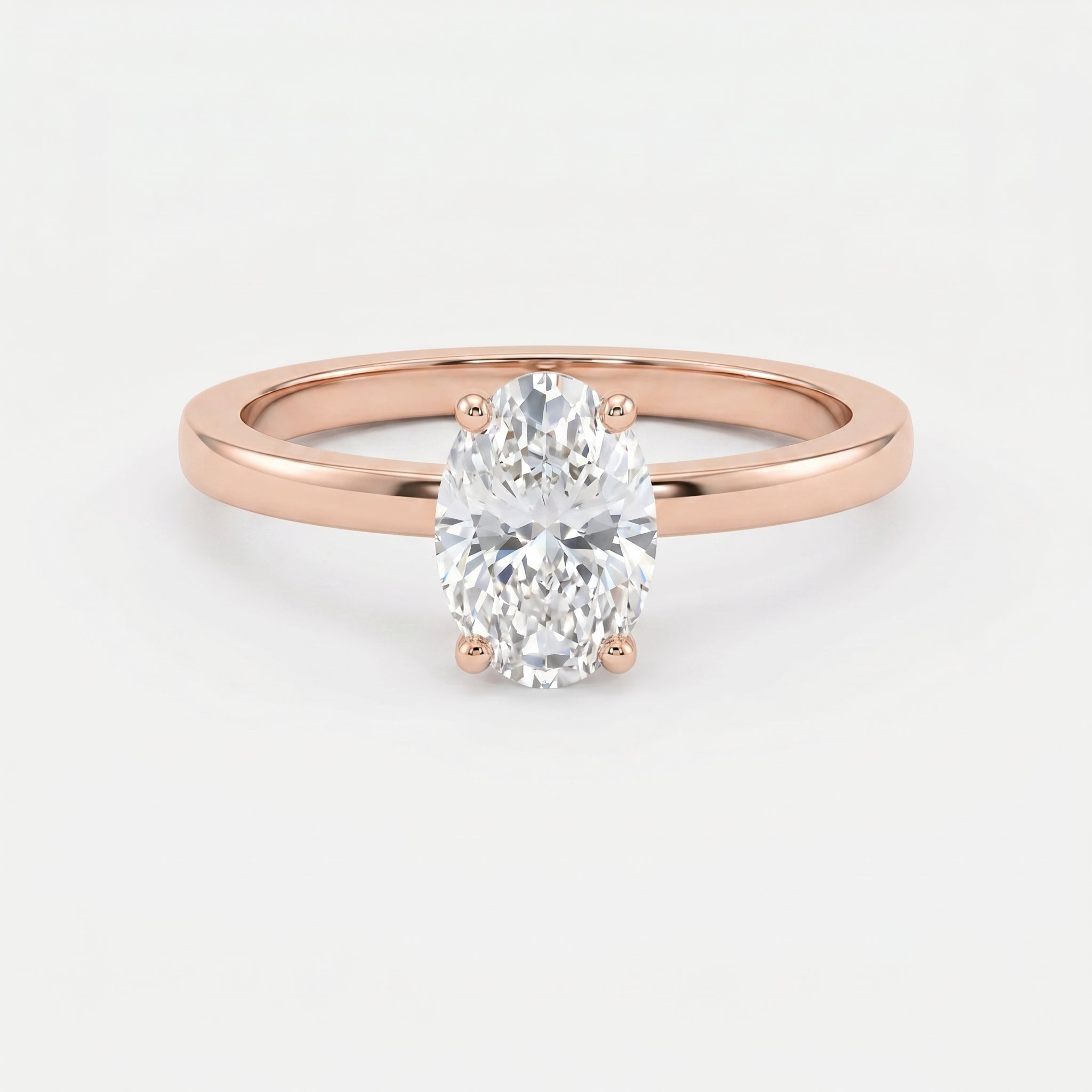 Vellore Aura Oval Hidden Halo Ring