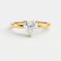 Amour Whisper Heart Hidden Halo Ring