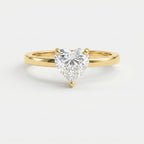 Amour Whisper Heart Hidden Halo Ring