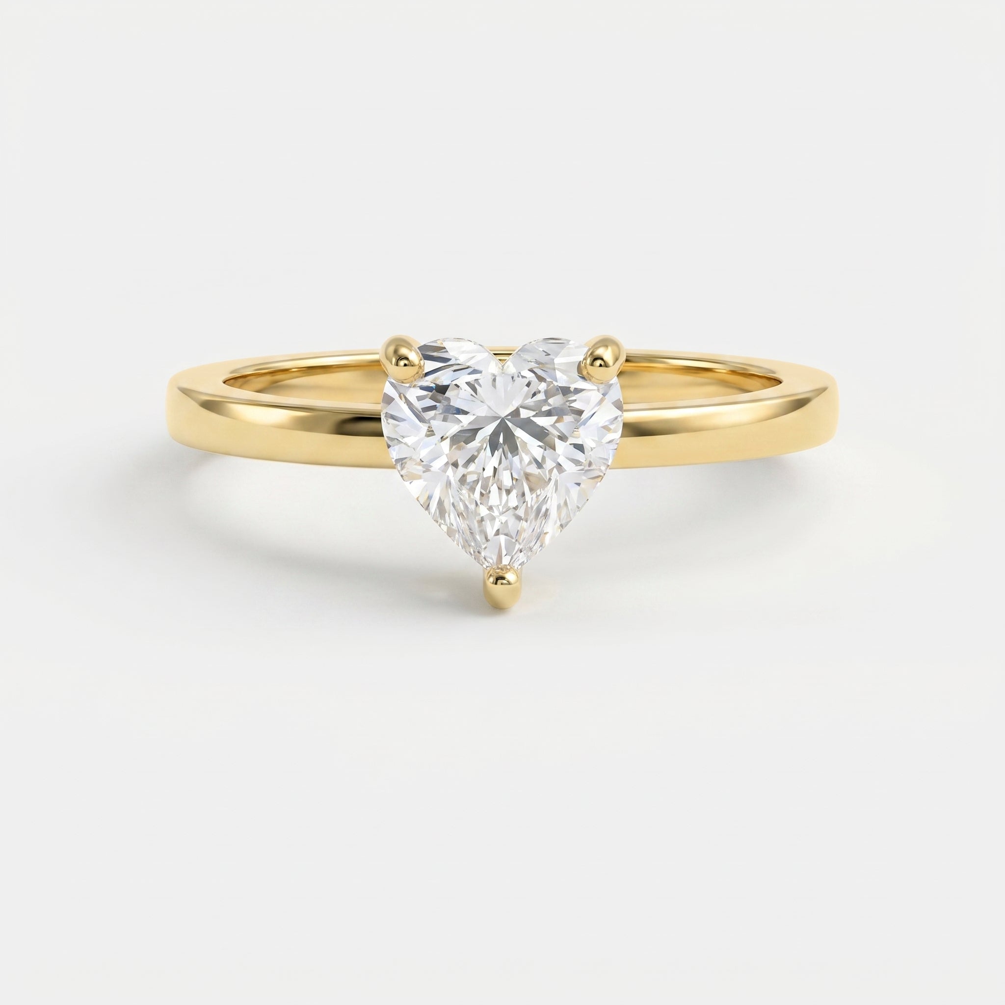 Amour Whisper Heart Hidden Halo Ring