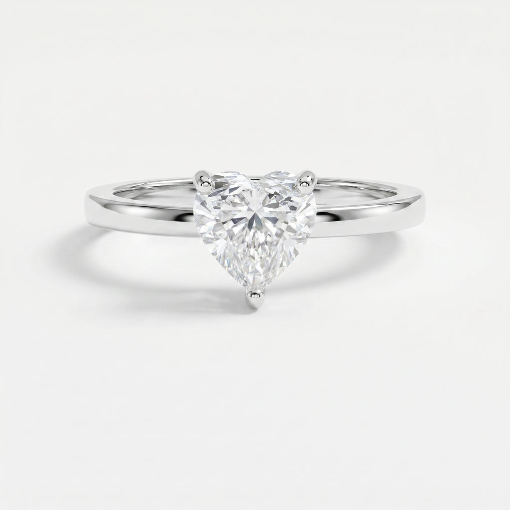 Amour Whisper Heart Hidden Halo Ring
