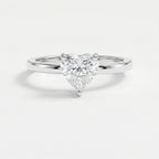 Amour Whisper Heart Hidden Halo Ring