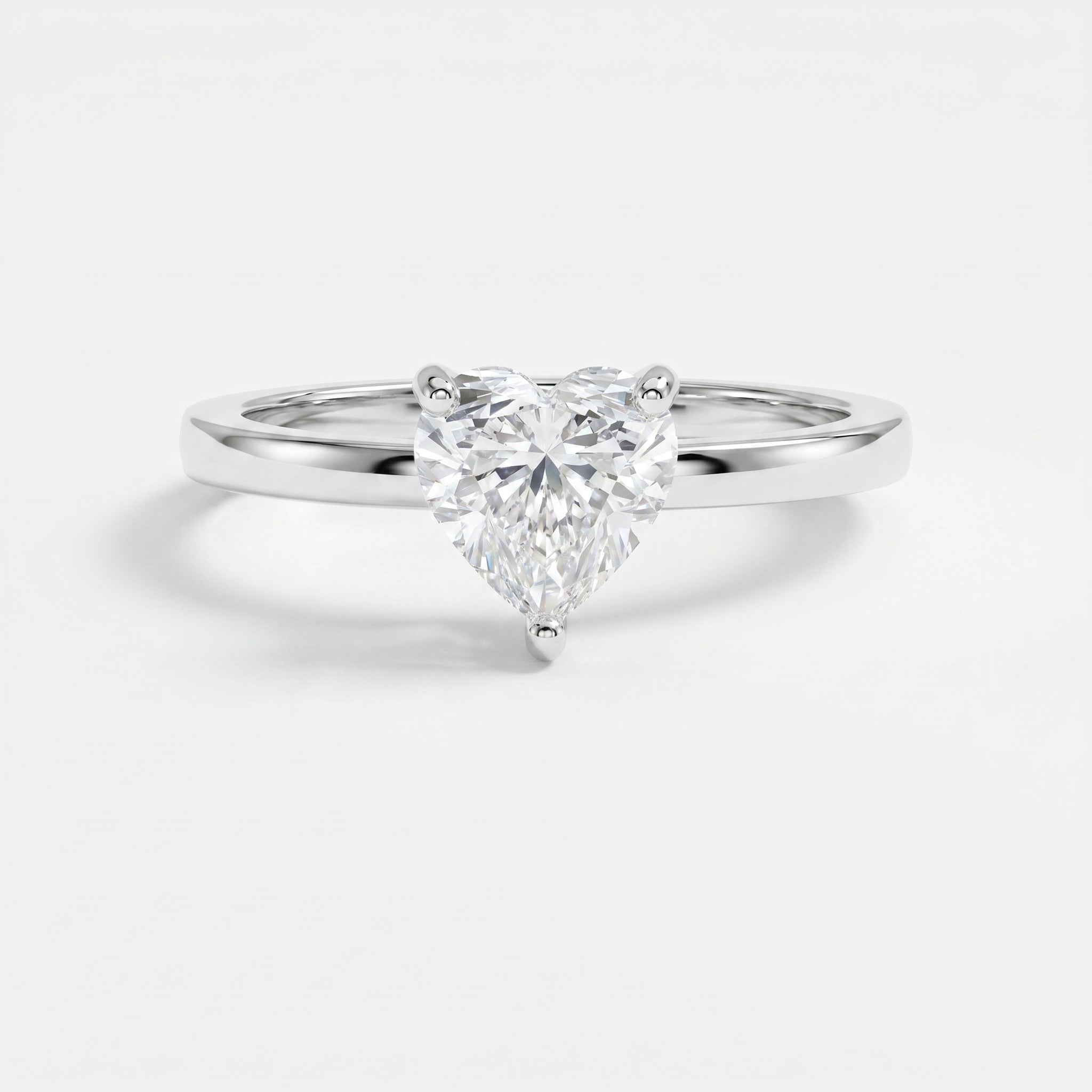 Amour Whisper Heart Hidden Halo Ring