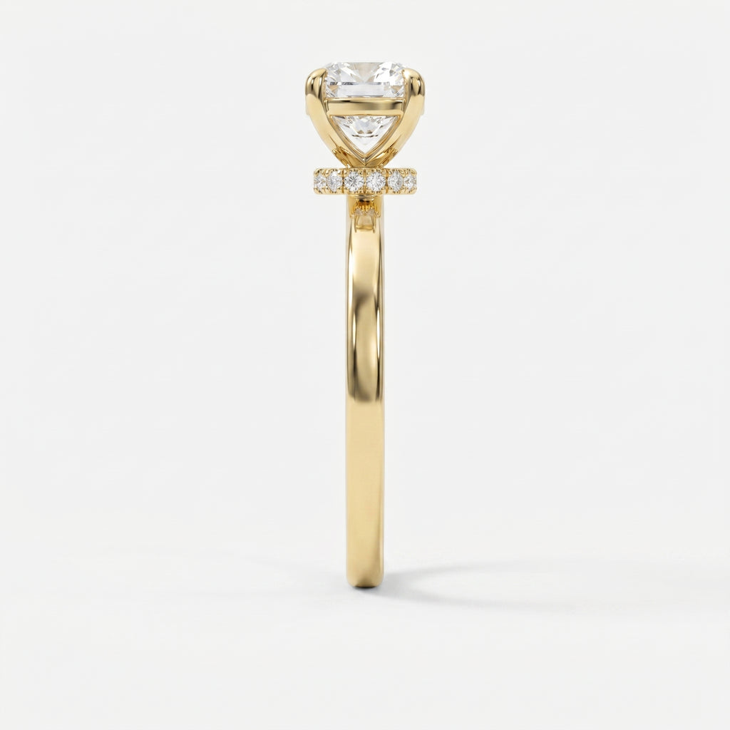 Velvet Aura Cushion Ring