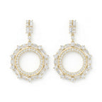 Circle Chandelire Diamond Fashion Earring