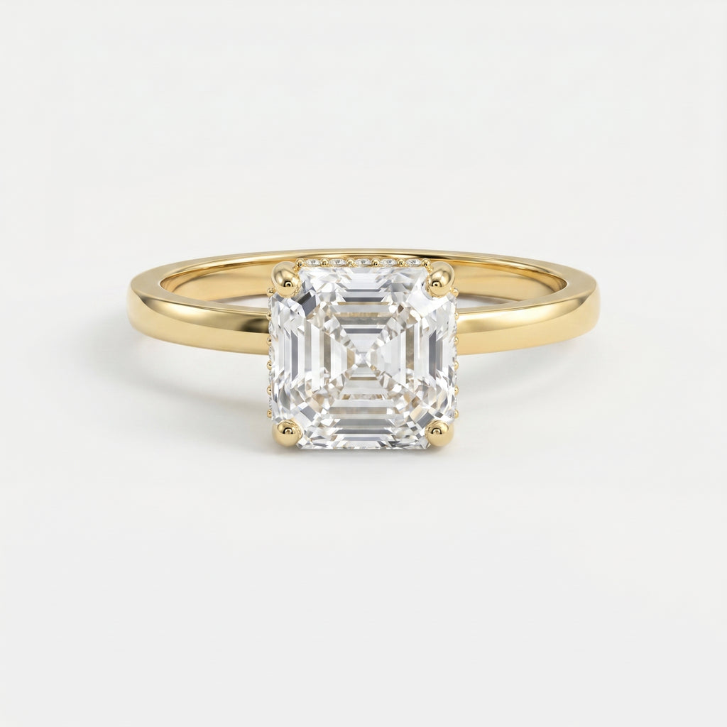 Axis Veil Asscher Ring