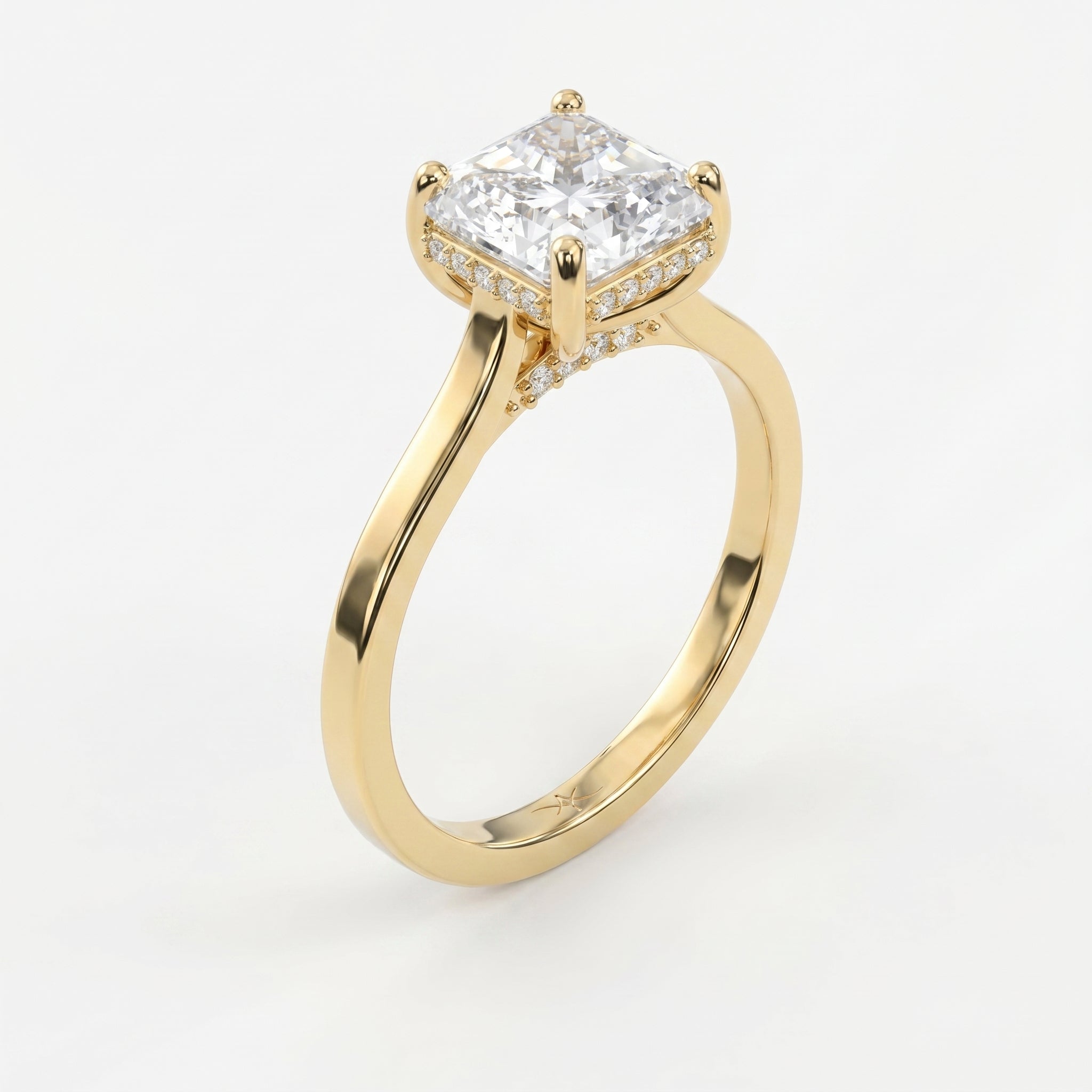 Axis Veil Asscher Ring