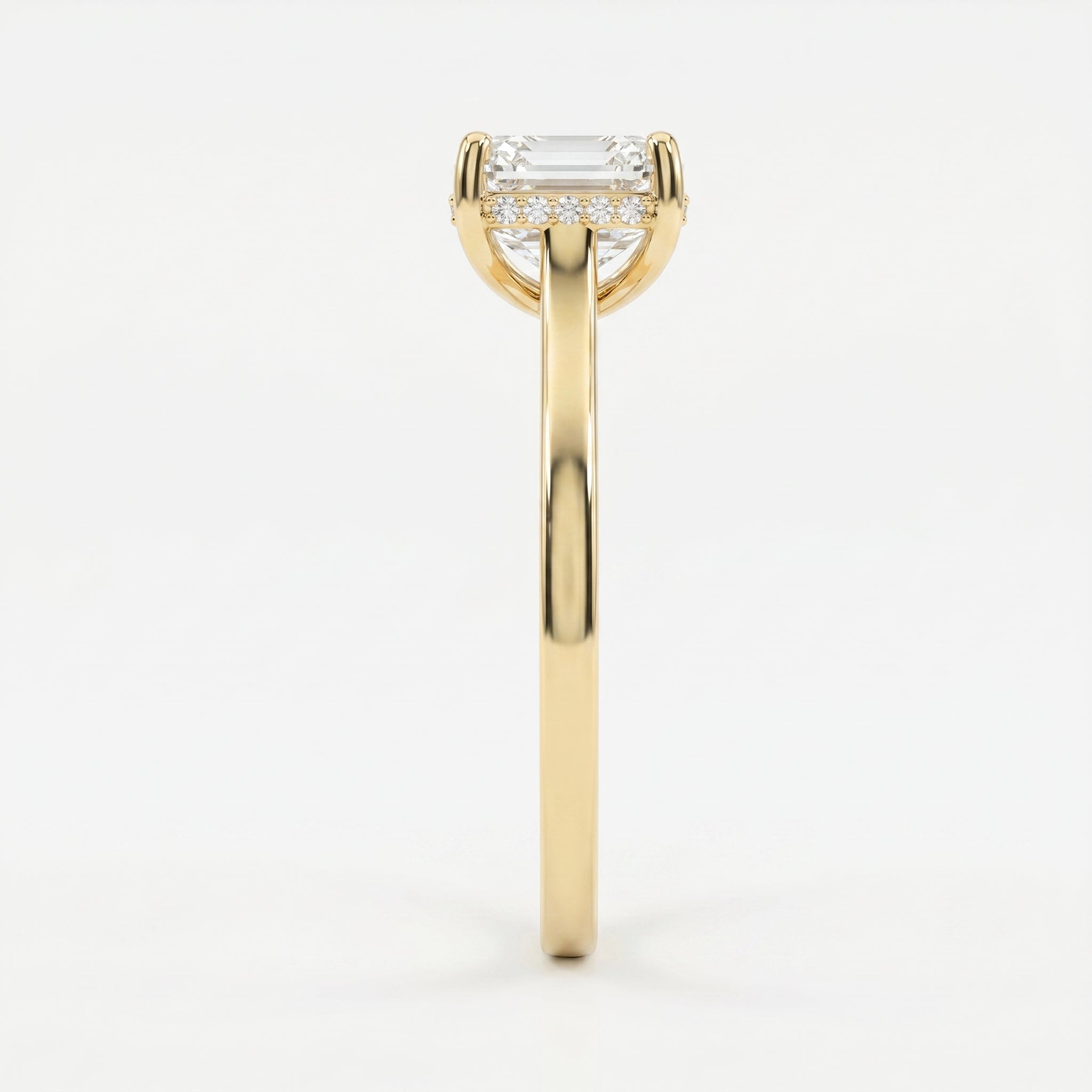 Axis Veil Asscher Ring