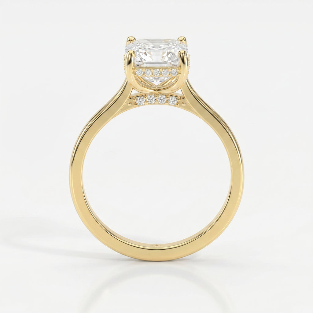 Axis Veil Asscher Ring
