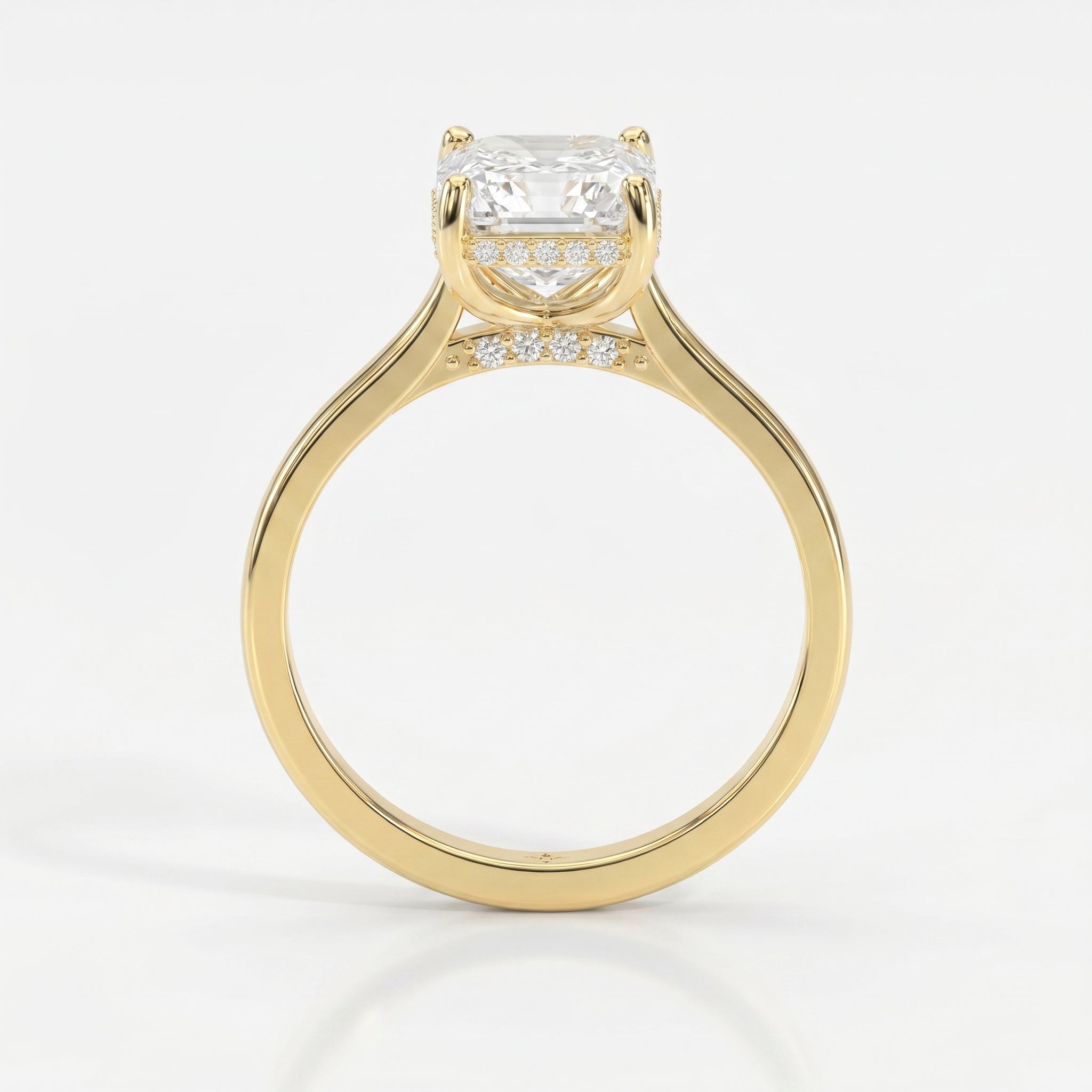 Axis Veil Asscher Ring