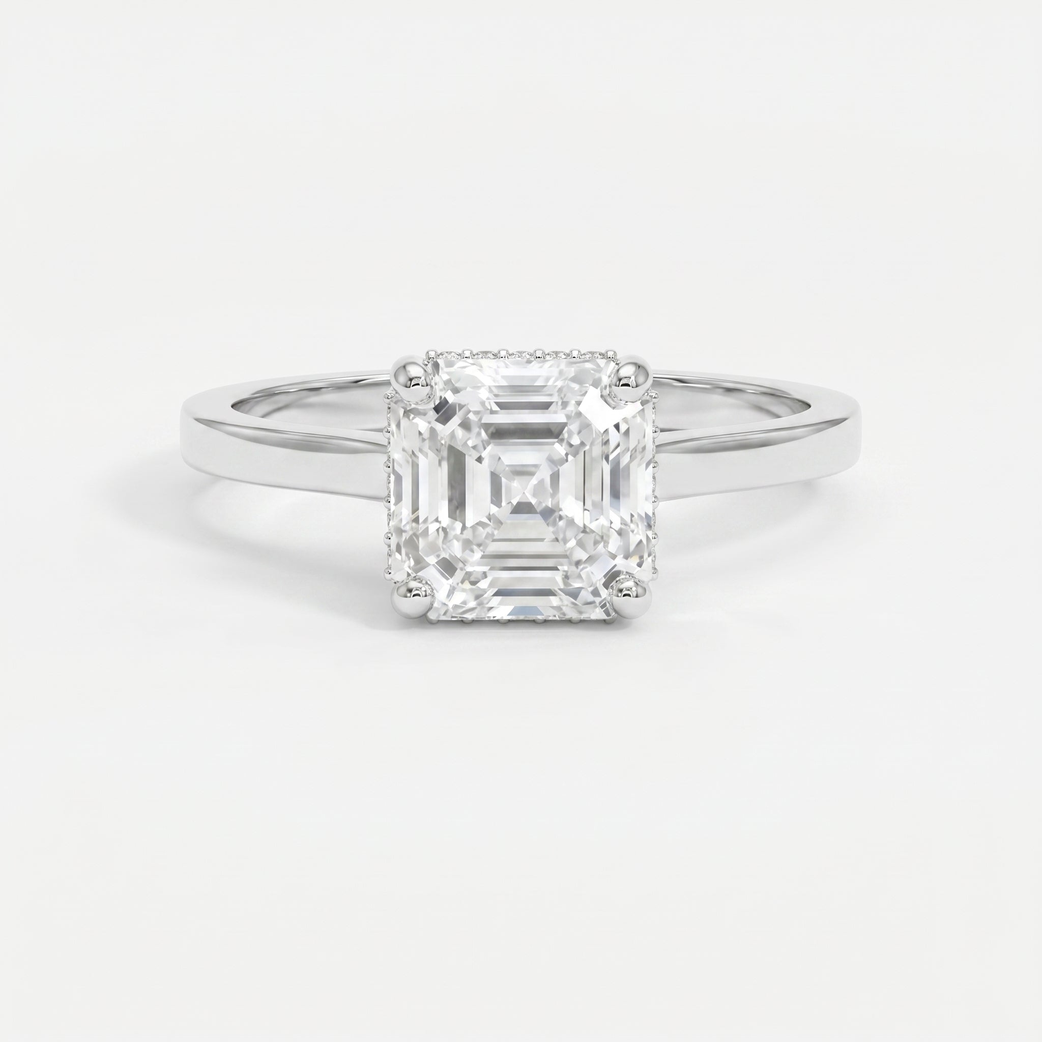 Axis Veil Asscher Ring