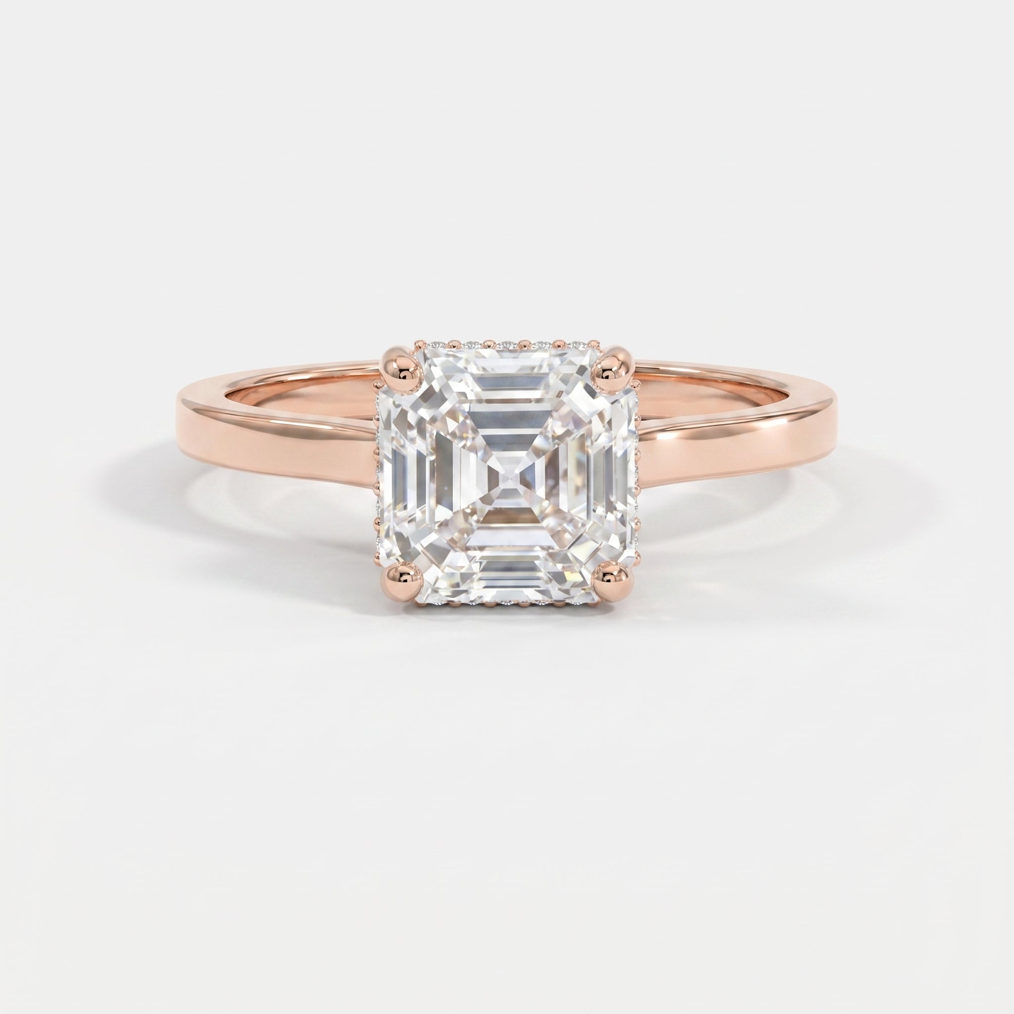 Axis Veil Asscher Ring