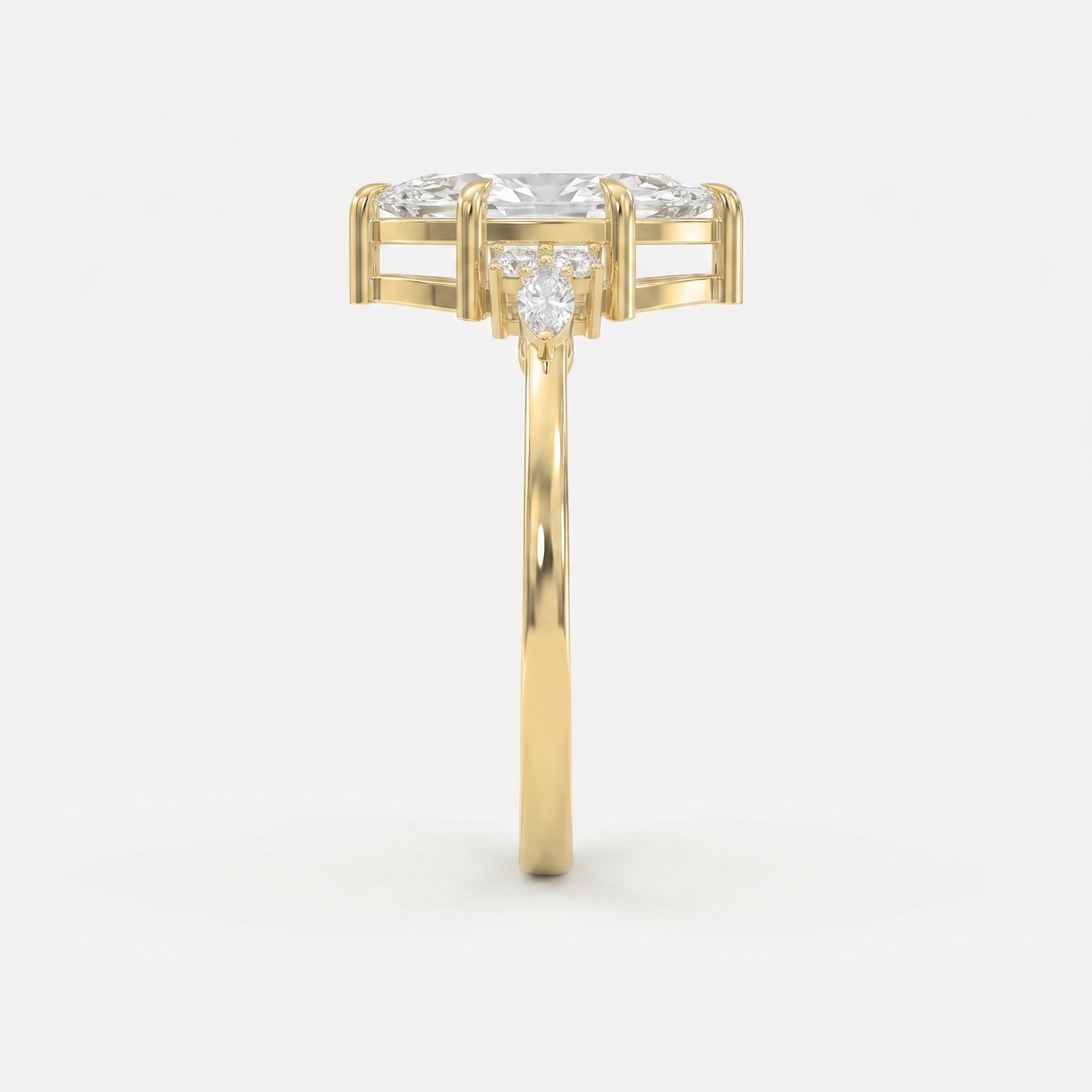Noble Arc Marquise Ring