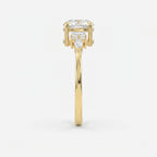 Halo Crest Round Ring