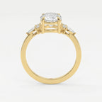 Halo Crest Round Ring